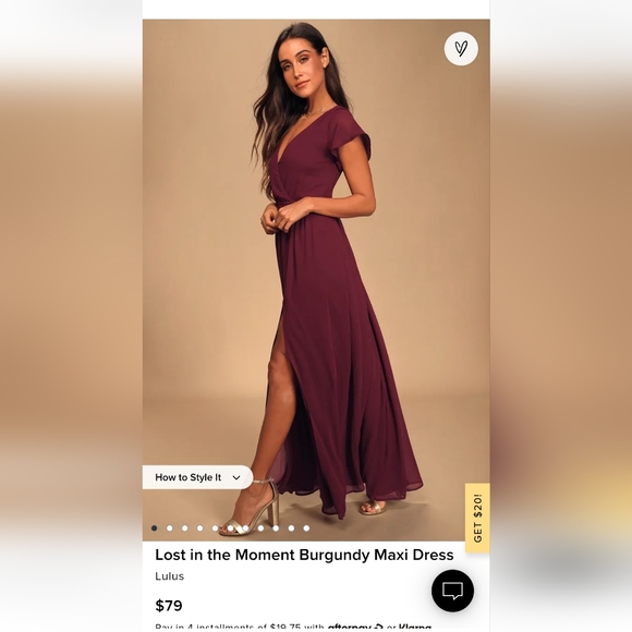 Lulus Dresses & Skirts - Lulu's Lost in the Moment Burgundy Maxi Dress